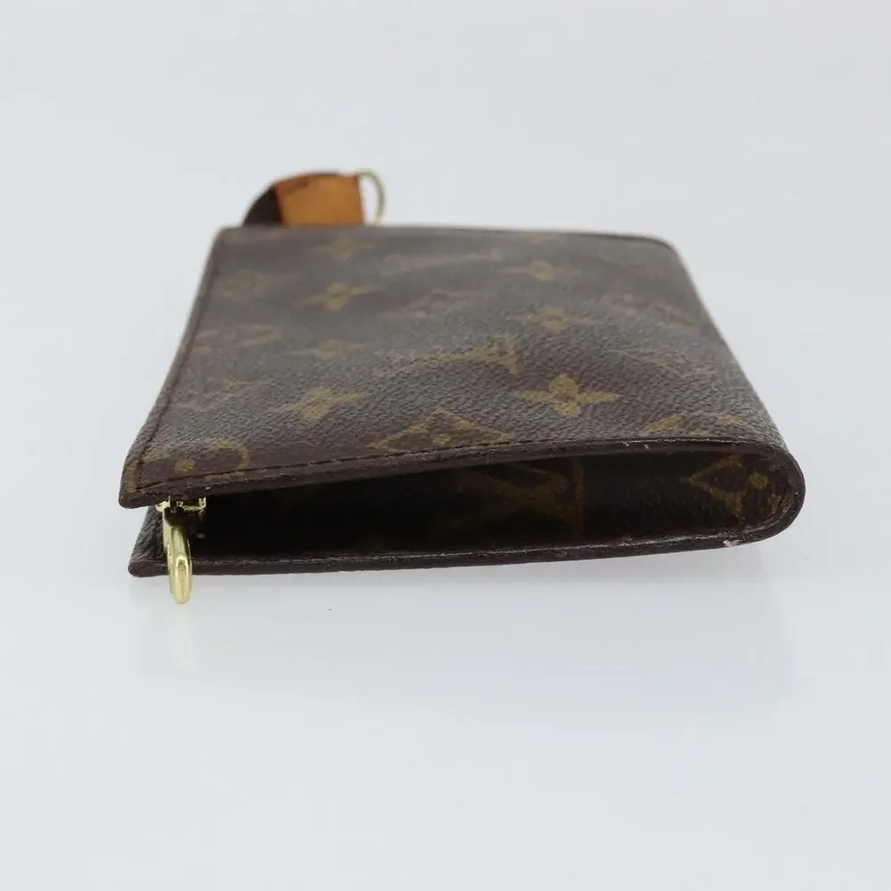 Louis Vuitton Monogram Bucket PM Accessory Pouch Brown